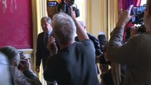 Rencontre des ministres russe Sergueï Lavrov et français Laurent Fabius à Paris