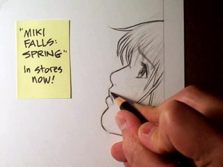 How To Draw a Manga Face in Profile ("Miki Falls")