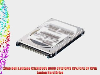 20gb Dell Latitude CSxH D505 D600 CPtC CPtS CPxJ CPx CP CPiA Laptop Hard Drive