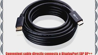 Cable Matters? Gold Plated DisplayPort to HDMI Cable 25 Feet