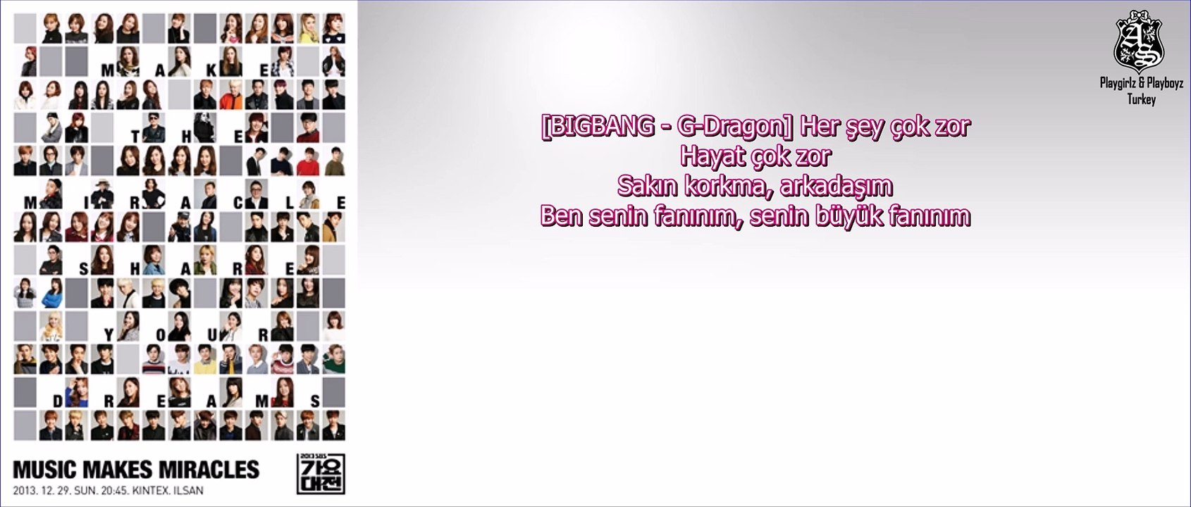 2013 SBS Friendship Project - You Are A Miracle [Turkish Sub / Türkçe Altyazılı]