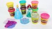 Play Doh Sparkle Princess Ariel Elsa Anna Disney Frozen MagiClip Glitter Glider Princesas Magic Cli
