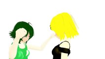 [MMD] Gumi caught Rin twerking!!! [Motion dl]