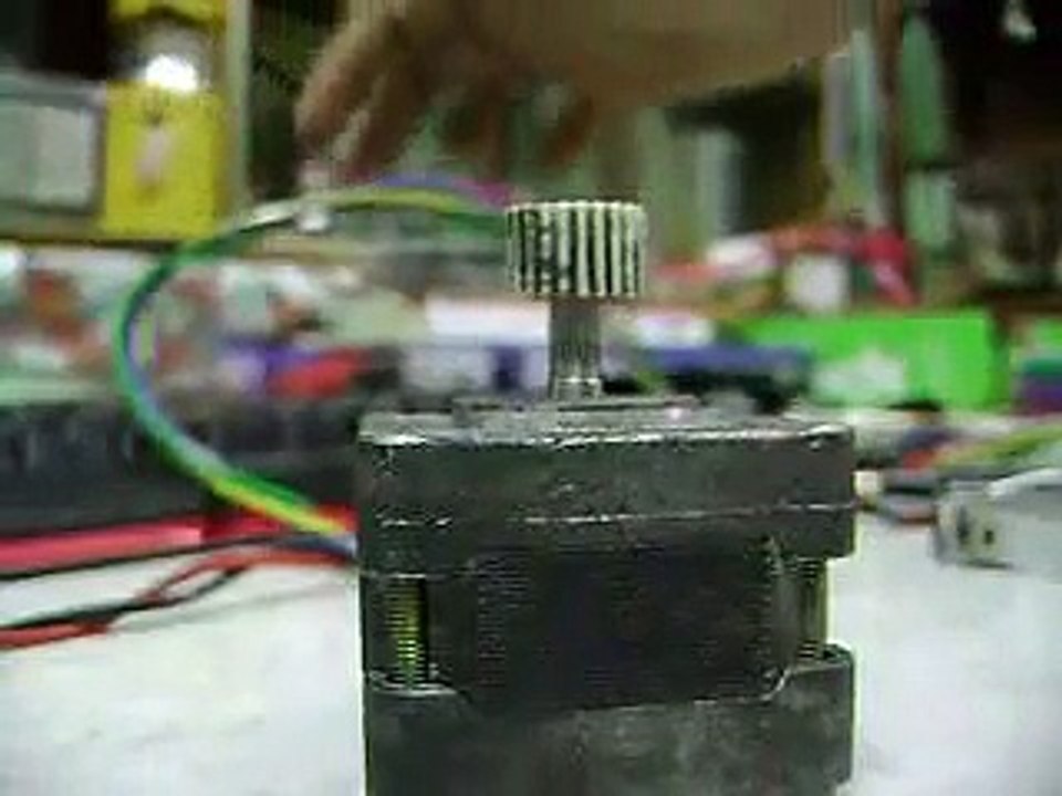 stepper motor driving using ULN2003 and computer parallel port