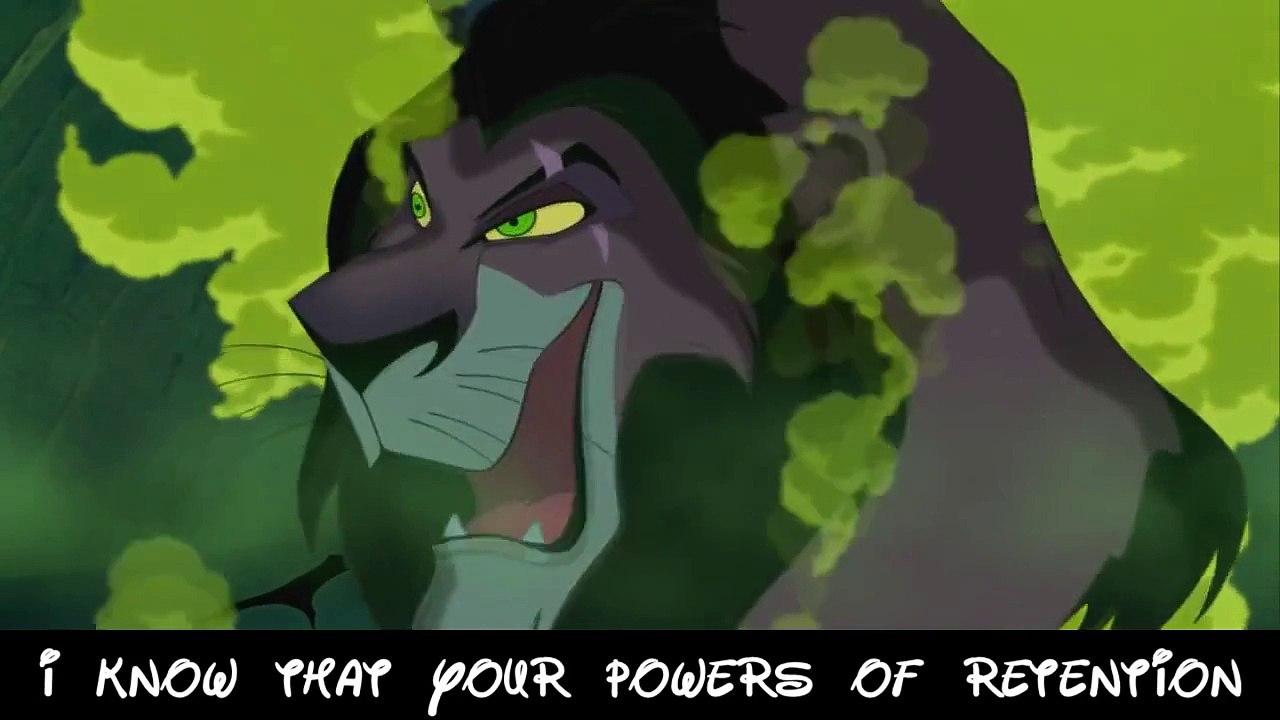 The lion king- Be prepared (lyrics)