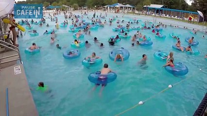Personne ne remarque cet enfant qui se noie dans une piscine bondée