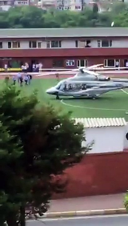 Pereira tesisleri incelemeye helikopterle gitti