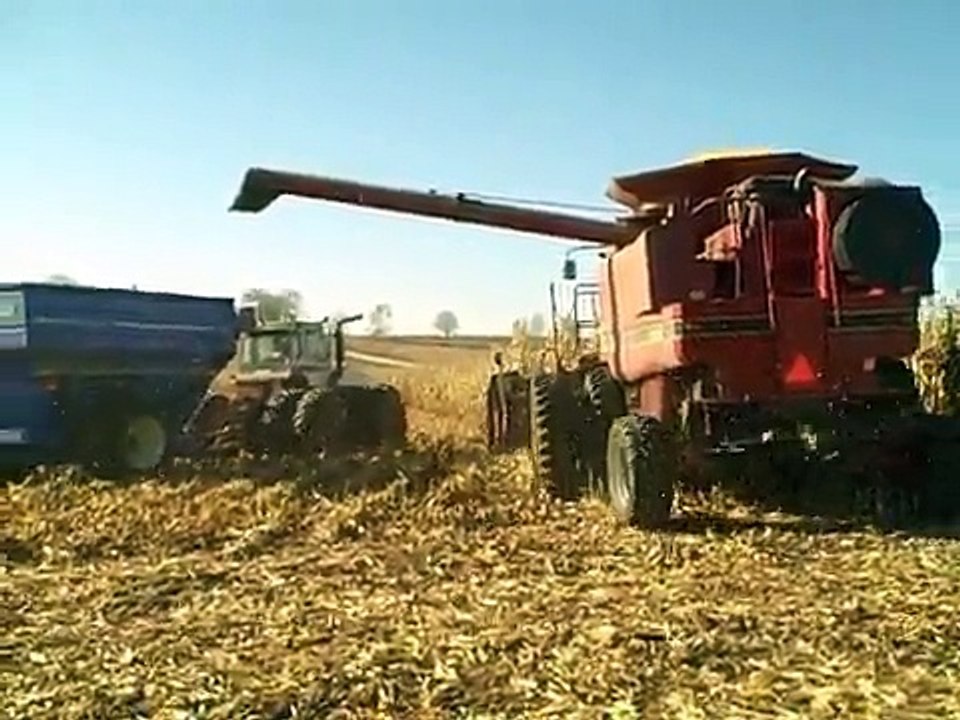 Iowa Corn Harvest 11/7/09 "get er done"