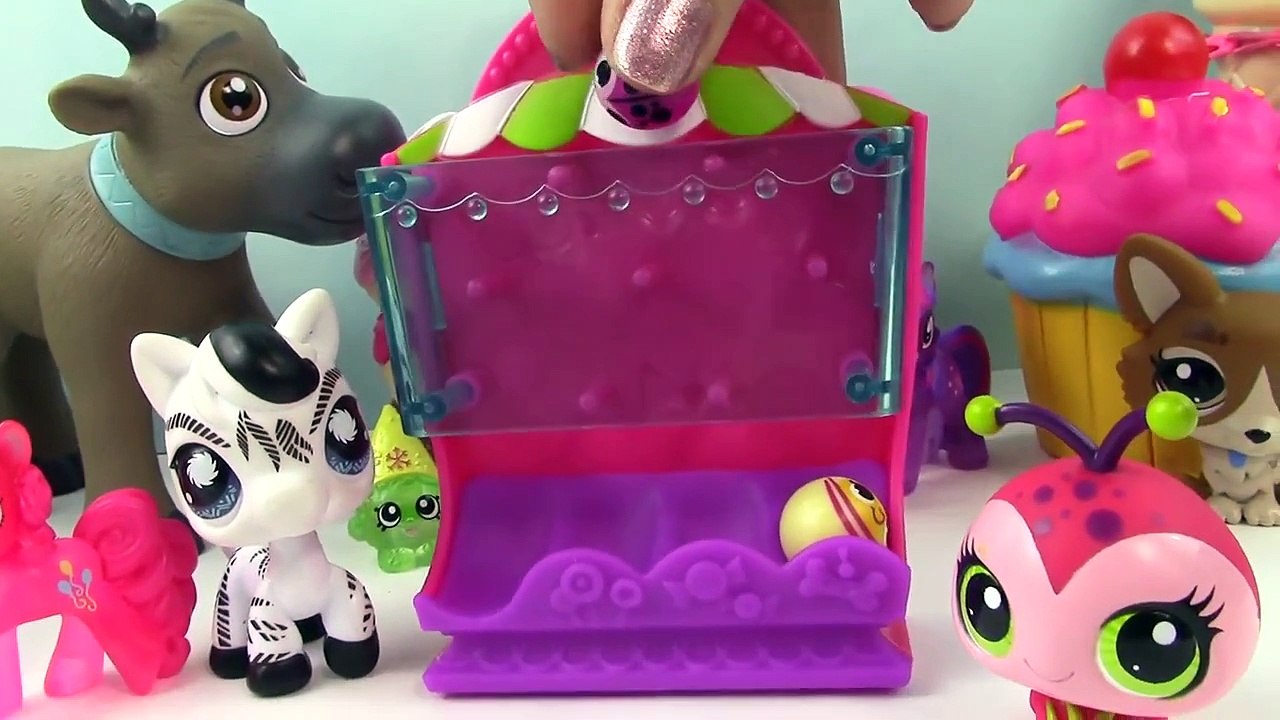 LPS Sweet Drop Shop MLP Littlest Pet Shop Playset Candy Shopkins Pinkie Pie Play