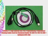 SUNDELY? High Quality USB Port Programming Programmer Cloning Cable Cord for Kenwood Radio