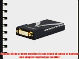 Sabrent USB-DH88 USB 2.0 to VGA/DVI/HDMI Adapter for Multiple Monitors up to 2048x1152/1920x1080