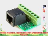 Modular Connectors / Ethernet Connectors RJ45 BREAKOUT BOARD (5 pieces)