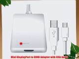 Mini DisplayPort to HDMI Adapter with USB Audio