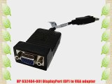 HP 632484-001 DisplayPort (DP) to VGA adapter
