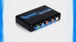 PETRH RCA Component RGB YPbPr to HDMI v1.3 HDCP Video Audio Converter Adapter for HDTV DVD