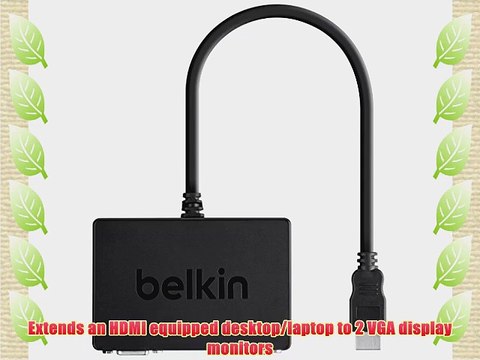 Belkin HDMI to 2x VGA Splitter Dongle (F2CD063tt)