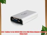 C2G / Cables To Go 30545 USB 2.0 to VGA Video Adapter External Video Card