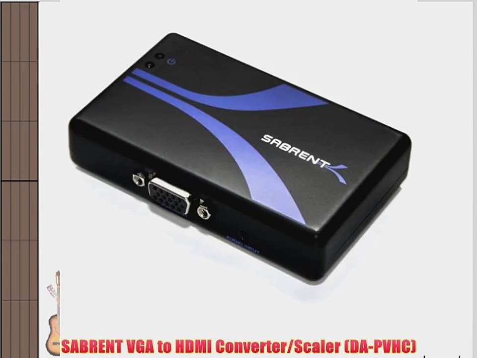 SABRENT VGA to HDMI Converter/Scaler (DA-PVHC)