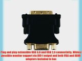 Liztek GA-3400D USB 3.0 to VGA / DVI / HDMI Video Graphics Adapter Card for Multiple Monitors