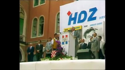 Franjo Tuđman govor pred stokom sitnog zuba