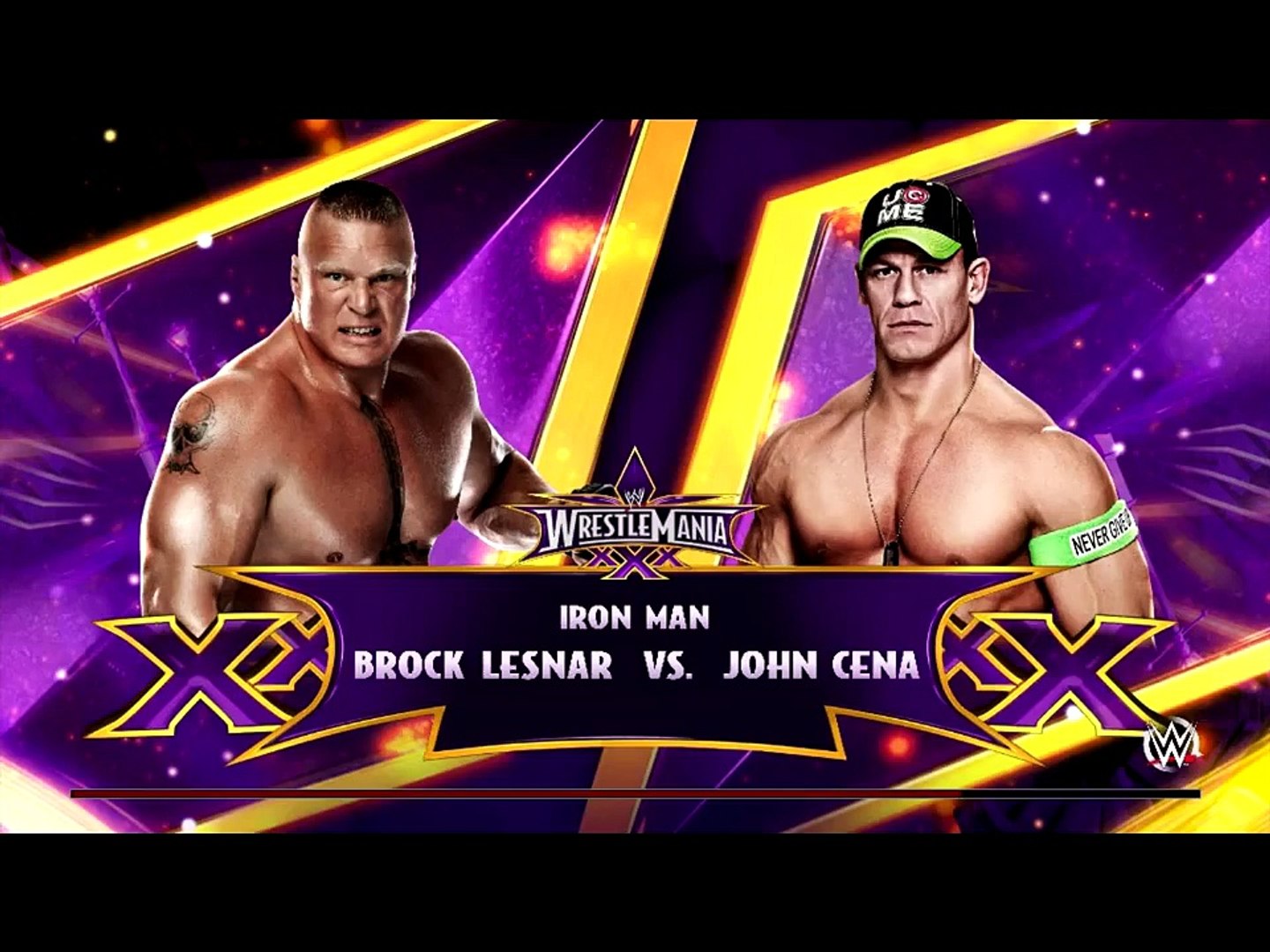 Wwe 2k15 Iron Man Match Brock Lesnar Vs John Cena Video Dailymotion