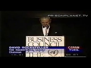 David Rockefeller talks about over population and population control