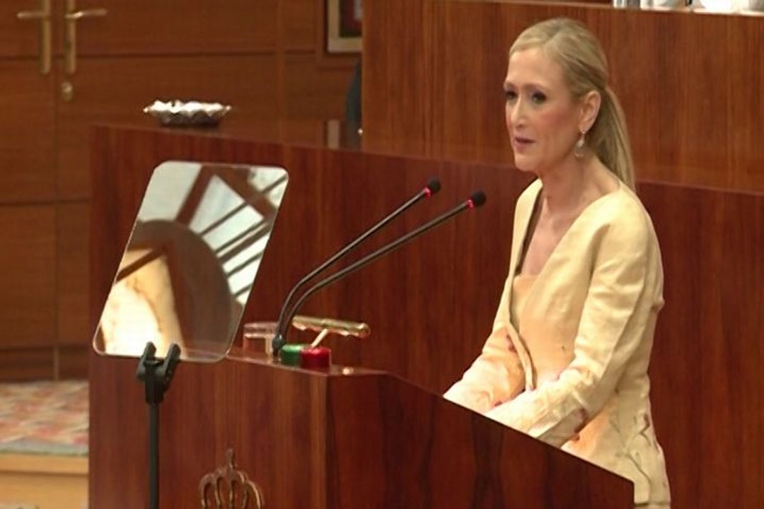 Cifuentes, presidenta de la Comunidad de Madrid