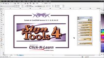 Click-N-Learn explains vinyl cutting with Sign Tools from Corel Draw