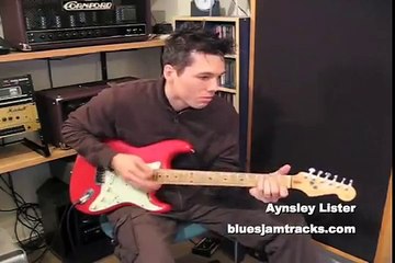 Aynsley Lister playing to SRV style track