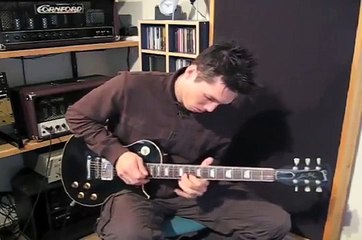 Aynsley Lister playing to Peter Green style track