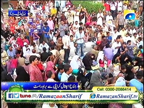 Dr Aamir Liaquat Special Dua at Jinnah Hospital heat wave affectees