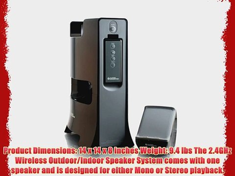 C2G / Cables to Go Audio Unlimited 2.4GHz Digital Wireless Indoor/Outdoor Stereo Speaker with