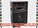 Pyle PADH1289 600 Watts 12-Inch 5-Way PA Speaker Cabinet