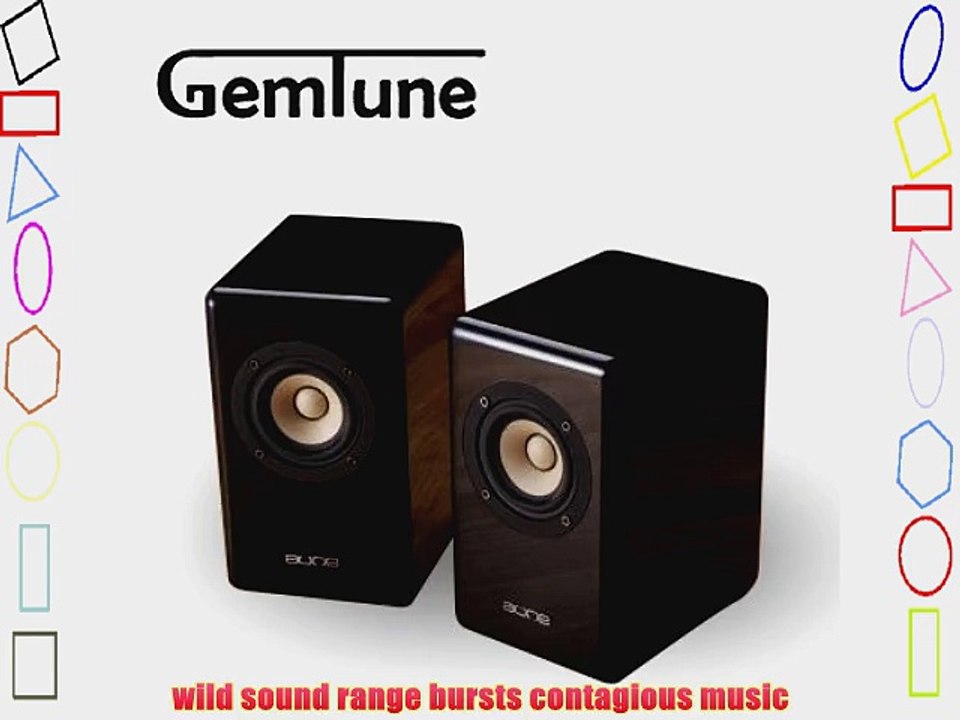 Aune X3 3-inch Hifi Passive Bookshelf Speakers Real Mini Desktop Hifi System.full Range Audiophile