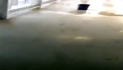 The First Rain was Leaking in the Roof of Metro Project