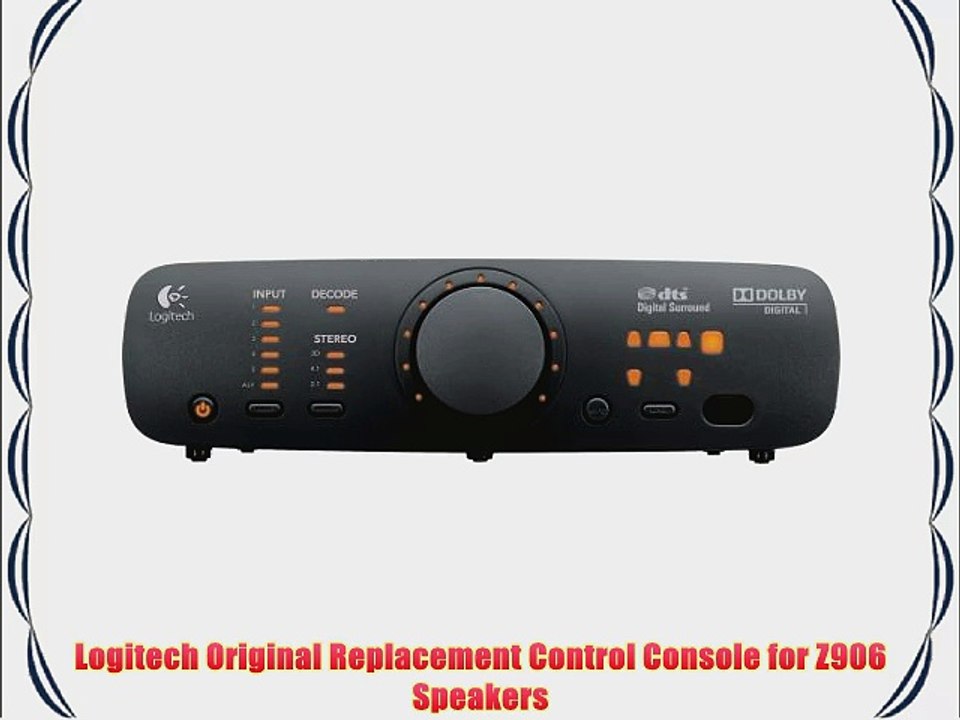 tack desinfektionsmiddel Tropisk Logitech Original Replacement Control Console for Z906 Speakers - video  Dailymotion