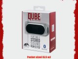 Matrix Audio Qube2 Rechargeable Bluetooth Mini-Speaker for Bluetooth Devices - Silver (MQUBE2SLA)