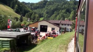 Train Travel in Europe Austria Narrow Gauge Railroad from St. Pölten to Mariazell