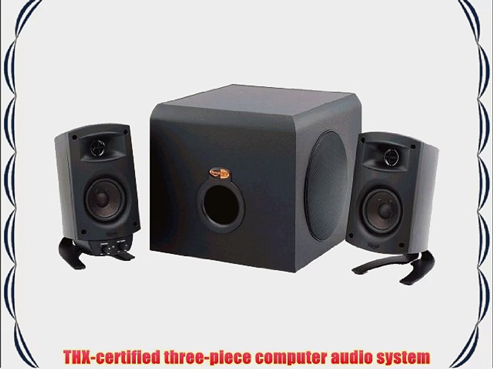 Klipsch ProMedia 2.1 THX Certified Computer Speaker System (Black)