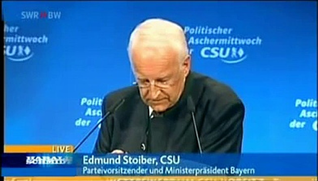 Harald Schmidt - Edmund Stoiber Rede