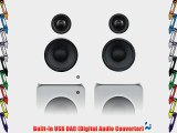 Kanto YU2GW Powered Desktop Speakers (Gloss White)