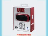 Matrix Audio Qube2 Rechargeable Bluetooth Mini-Speaker for Bluetooth Devices - Red (MQUBE2RDA)
