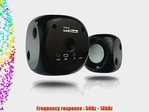 Bonoboss BOS-S300D Portable Digital USB Multimedia Computer Speakers