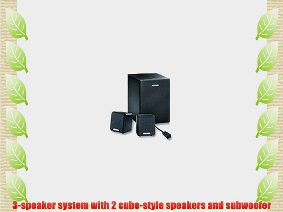 Creative Labs SBS 350 2.1 Black Computer Speaker System (3 Speakers)