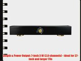 Connectland CL-SPK20149 17-Inch USB Powered Sound Bar Speaker (Black)