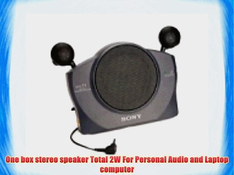 Sony SRS-T1 Unique fold-able Mini Active Speaker system for all iPod / MP3 / Laptop / Computer