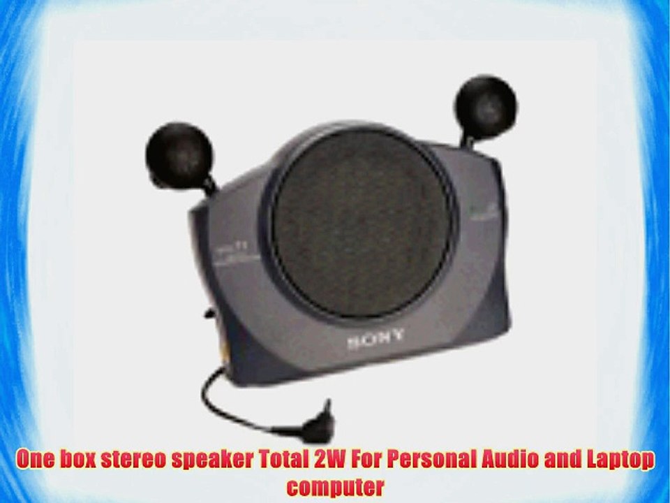 Sony SRS-T1 Unique fold-able Mini Active Speaker system for all iPod / MP3 / Laptop / Computer