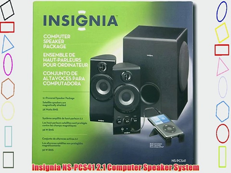 Insignia NS-PCS41 2.1 Computer Speaker System