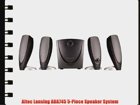 Altec Lansing ADA745 5-Piece Speaker System