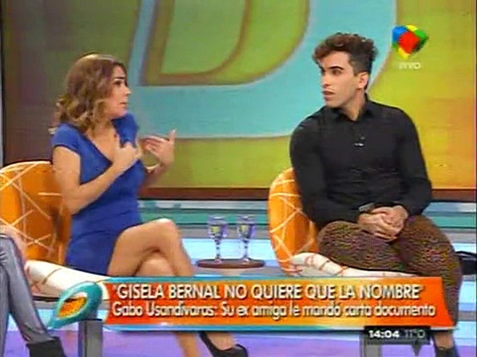 Pronto.com.ar Gabo Usandivaras habla de Gisela Bernal